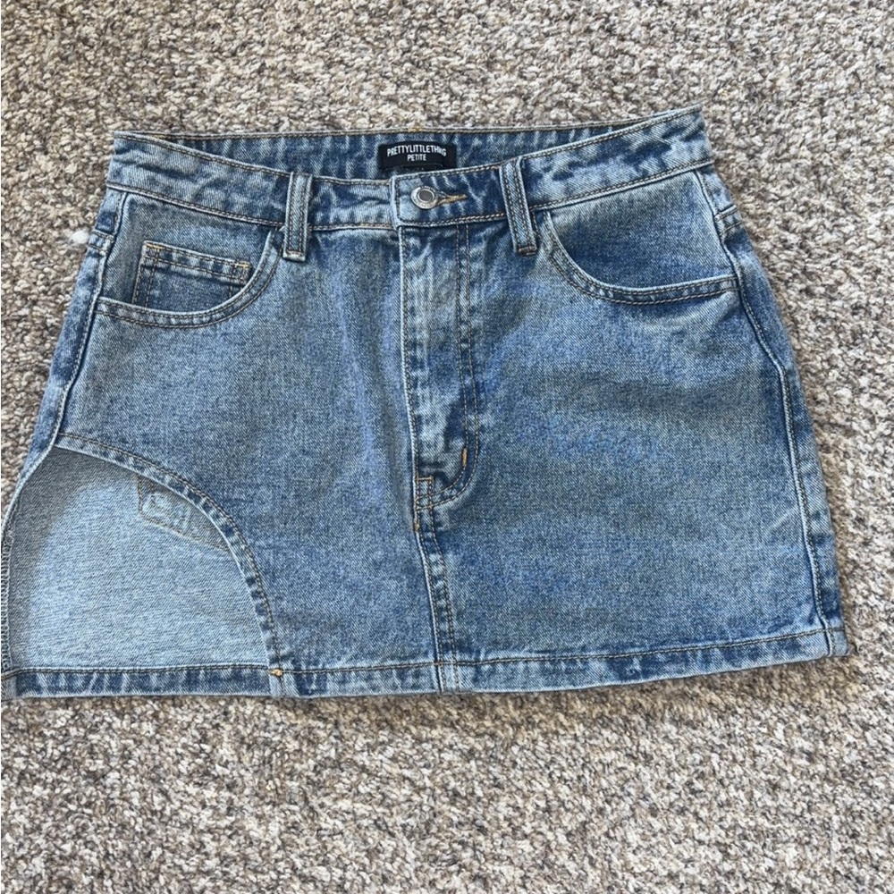 Denim Mini Skirt
